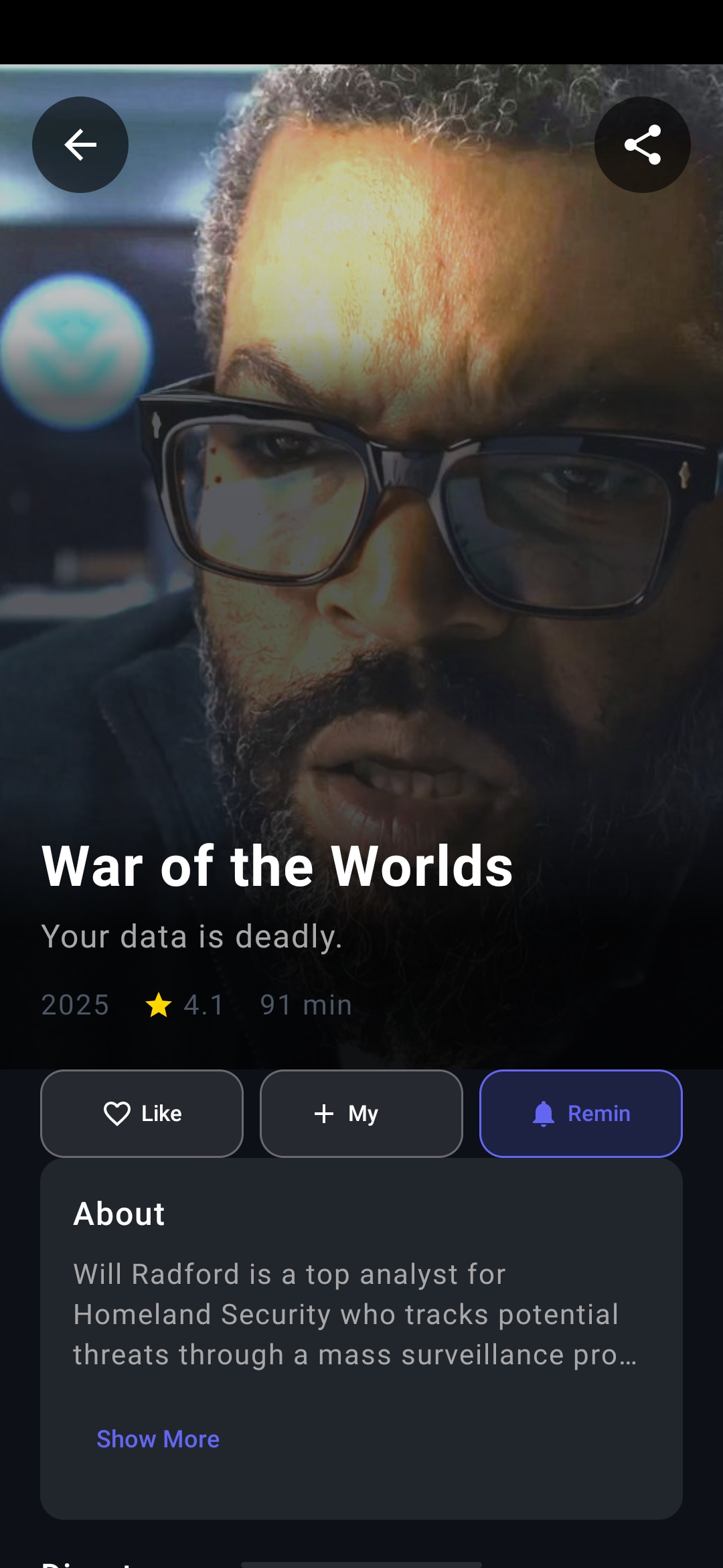 HUPA Movie Details - War of the Worlds